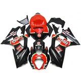 0394 Fairing Suzuki Gsxr1000 K7 07 08 2007 2008 Lucky Strike Black